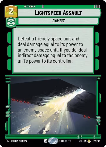 Lightspeed Assault (127/262), Jump to Lightspeed — Star Wars card price