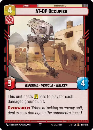 AT-DP Occupier (163/262), Jump to Lightspeed — Star Wars card price