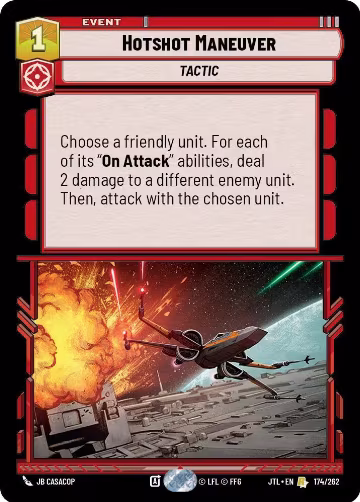 Hotshot Maneuver (174/262), Jump to Lightspeed — Star Wars card price