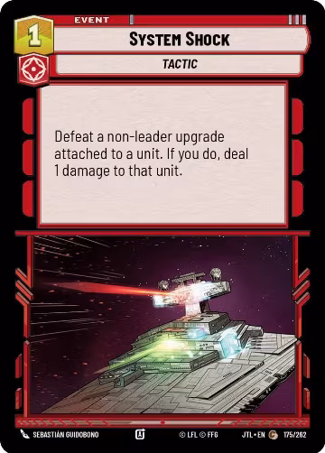 System Shock (175/262), Jump to Lightspeed — Star Wars card price