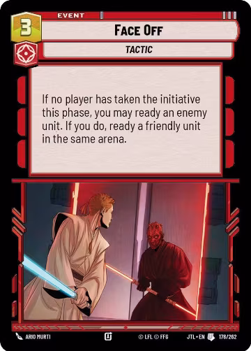Face Off (178/262), Jump to Lightspeed — Star Wars card price