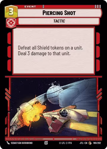Piercing Shot (180/262), Jump to Lightspeed — Star Wars card price