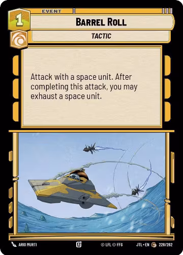 Barrel Roll (228/262), Jump to Lightspeed — Star Wars card price