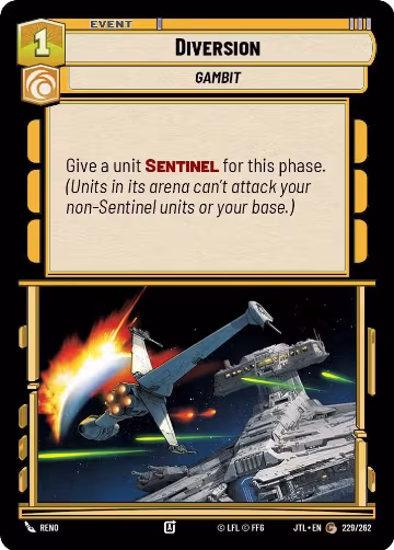 Diversion (229/262), Jump to Lightspeed — Star Wars card price