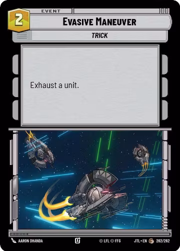 Evasive Maneuver (262/262), Jump to Lightspeed — Star Wars card price