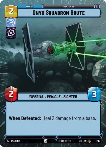 Onyx Squadron Brute (Hyperspace) (295), Jump to Lightspeed — Star Wars card price
