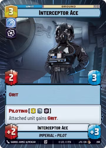 Interceptor Ace (Hyperspace) (296), Jump to Lightspeed — Star Wars card price
