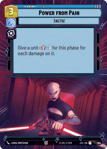 Power from Pain (Hyperspace) (304), Jump to Lightspeed — Star Wars card price