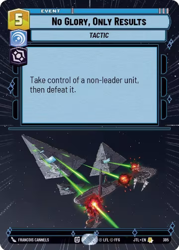 No Glory, Only Results (Hyperspace) (305), Jump to Lightspeed — Star Wars card price