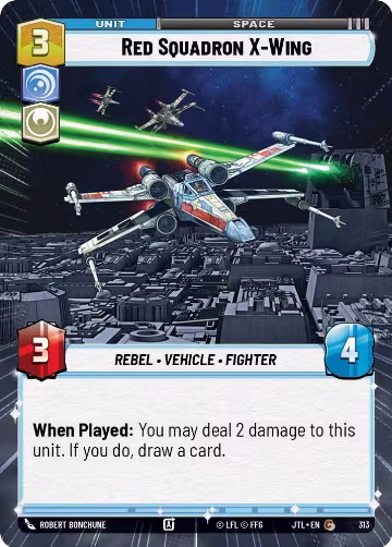 Red Squadron X-Wing (Hyperspace) (313), Jump to Lightspeed — Star Wars card price