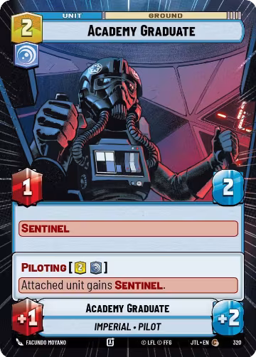 Academy Graduate (Hyperspace) (320), Jump to Lightspeed — Star Wars card price