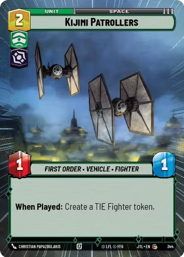 Kijimi Patrollers (Hyperspace) (344), Jump to Lightspeed — Star Wars card price