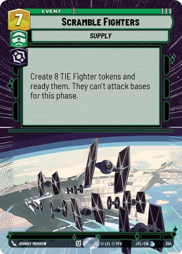 Scramble Fighters (Hyperspace) (354), Jump to Lightspeed — Star Wars card price