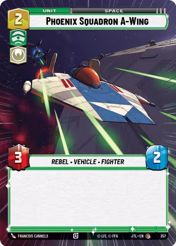 Phoenix Squadron A-Wing (Hyperspace) (357), Jump to Lightspeed — Star Wars card price