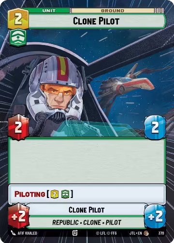Clone Pilot (Hyperspace) (370), Jump to Lightspeed — Star Wars card price