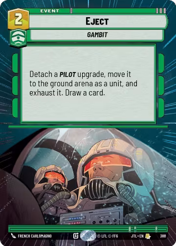 Eject (Hyperspace) (388), Jump to Lightspeed — Star Wars card price