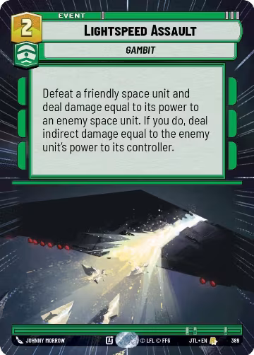 Lightspeed Assault (Hyperspace) (389), Jump to Lightspeed — Star Wars card price