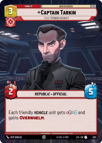 Captain Tarkin - Full Forward Assault (Hyperspace) (423), Jump to Lightspeed — Star Wars card price