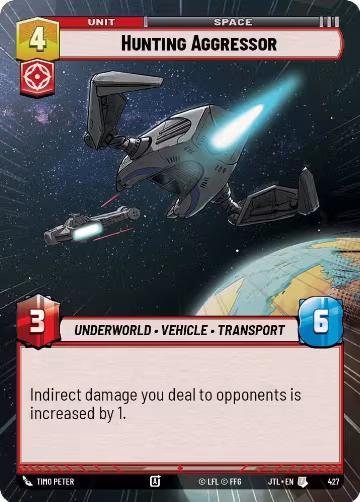 Hunting Aggressor (Hyperspace) (427), Jump to Lightspeed — Star Wars card price