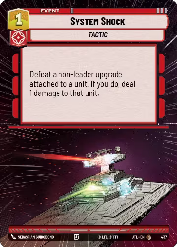 System Shock (Hyperspace) (437), Jump to Lightspeed — Star Wars card price