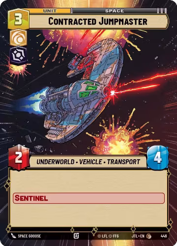 Contracted Jumpmaster (Hyperspace) (446), Jump to Lightspeed — Star Wars card price