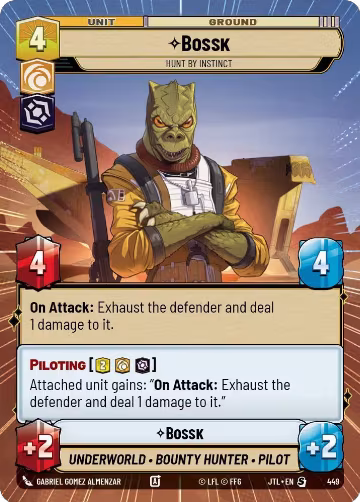 Bossk - Hunt By Instinct (Hyperspace) (449), Jump to Lightspeed — Star Wars card price