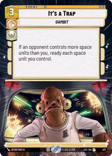 It's a Trap (Hyperspace) (471), Jump to Lightspeed — Star Wars card price