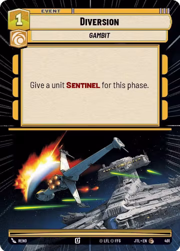 Diversion (Hyperspace) (491), Jump to Lightspeed — Star Wars card price