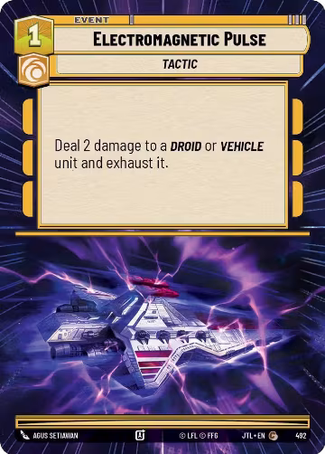 Electromagnetic Pulse (Hyperspace) (492), Jump to Lightspeed — Star Wars card price