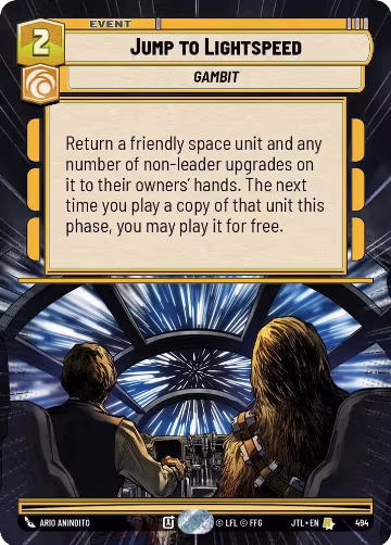 Jump to Lightspeed (Hyperspace) (494), Jump to Lightspeed — Star Wars card price