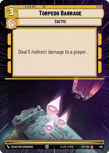 Torpedo Barrage (Hyperspace) (496), Jump to Lightspeed — Star Wars card price