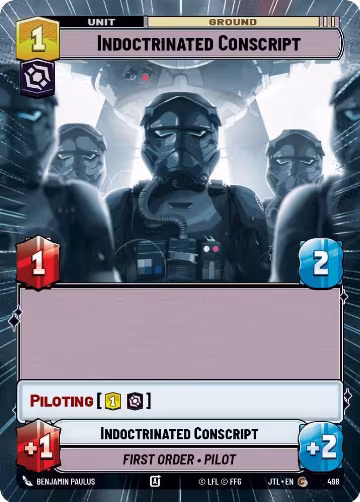 Indoctrinated Conscript (Hyperspace) (498), Jump to Lightspeed — Star Wars card price