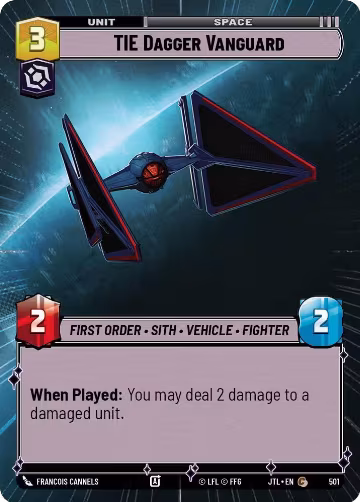 TIE Dagger Vanguard (Hyperspace) (501), Jump to Lightspeed — Star Wars card price