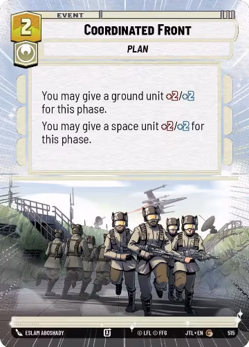 Coordinated Front (Hyperspace) (515), Jump to Lightspeed — Star Wars card price