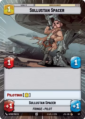Sullustan Spacer (Hyperspace) (517), Jump to Lightspeed — Star Wars card price