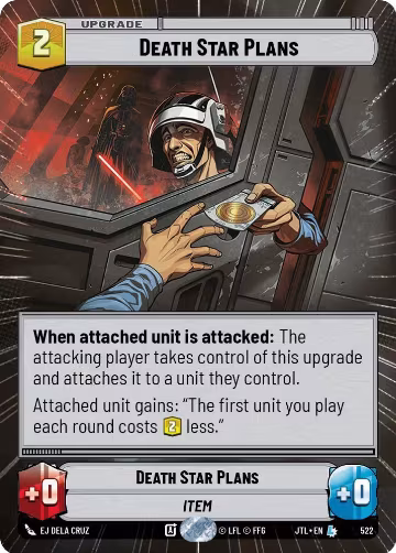 Death Star Plans (Hyperspace) (522), Jump to Lightspeed — Star Wars card price