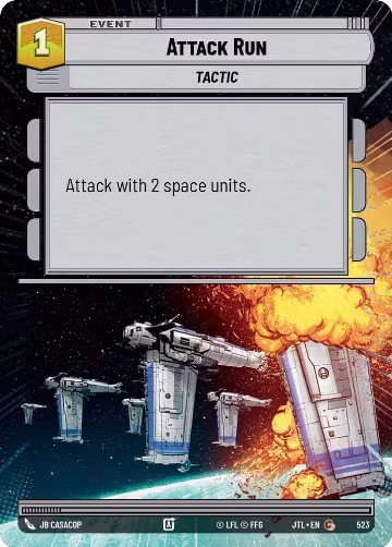 Attack Run (Hyperspace) (523), Jump to Lightspeed — Star Wars card price