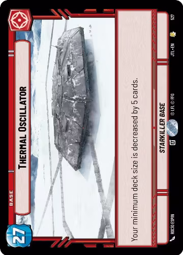 Thermal Oscillator (Foil) (527), Jump to Lightspeed — Star Wars card price
