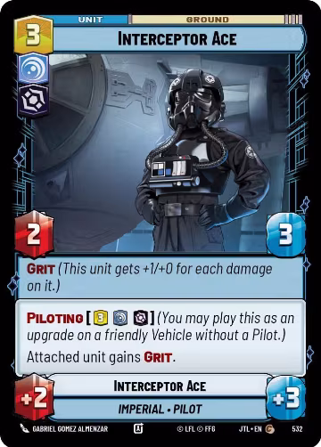 Interceptor Ace (Foil) (532), Jump to Lightspeed — Star Wars card price
