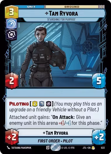 Tam Ryvora - Searching For Purpose (Foil) (533), Jump to Lightspeed — Star Wars card price