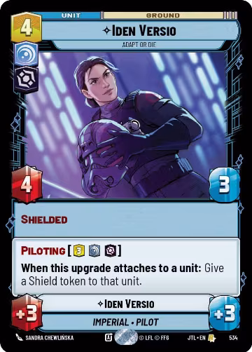 Iden Versio - Adapt or Die (Foil) (534), Jump to Lightspeed — Star Wars card price