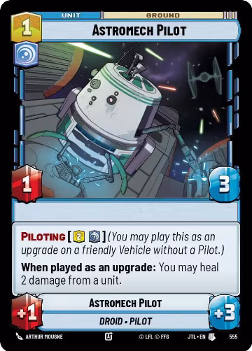 Astromech Pilot (Foil) (555), Jump to Lightspeed — Star Wars card price