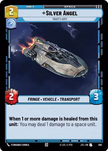 Silver Angel - Trace's Hope (Foil) (560), Jump to Lightspeed — Star Wars card price