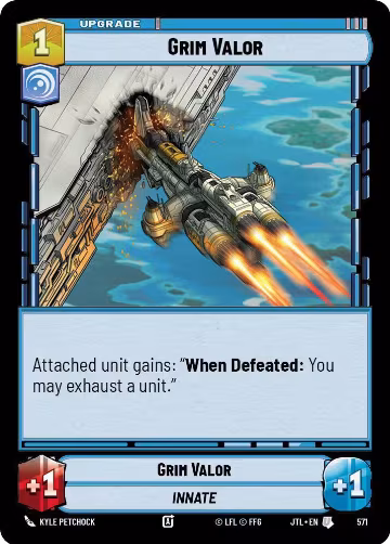 Grim Valor (Foil) (571), Jump to Lightspeed — Star Wars card price