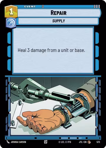 Repair (Foil) (573), Jump to Lightspeed — Star Wars card price