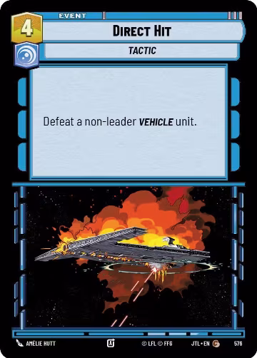 Direct Hit (Foil) (576), Jump to Lightspeed — Star Wars card price