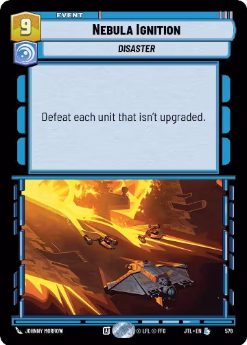 Nebula Ignition (Foil) (578), Jump to Lightspeed — Star Wars card price