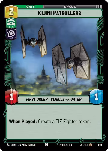 Kijimi Patrollers (Foil) (580), Jump to Lightspeed — Star Wars card price