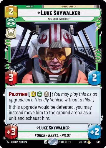 Luke Skywalker - You Still With Me? (Foil) (592), Jump to Lightspeed — Star Wars card price