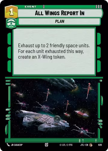 All Wings Report In (Foil) (620), Jump to Lightspeed — Star Wars card price